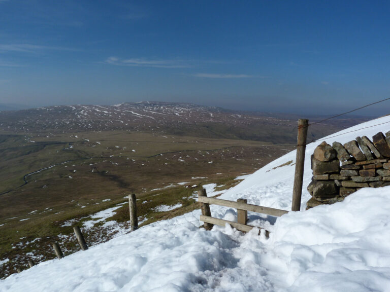 The tricky stile above the col